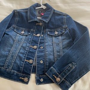 Children’s Place Girls Denim Jacket Size S 5/6